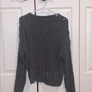 Grey sweater, worn only twice!